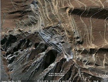 Open-pit mining at Gyama