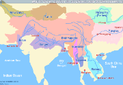 Major River Basins in Southern and Southeastern Asia