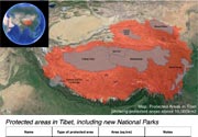 So-called 'Protected Areas' of Tibet.