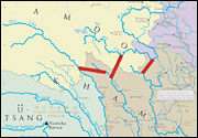 Tibet water diversion sketch-map