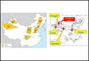Shale-gas and Oil-sands deposits in China