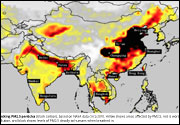 Tracking PM2.5 particles